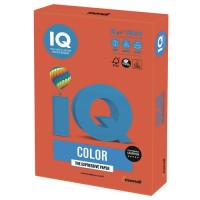 Бумага A4, 500 л., 80 г/м², кирпично-красный интенсив, IQ «Color intensive» ZR09
