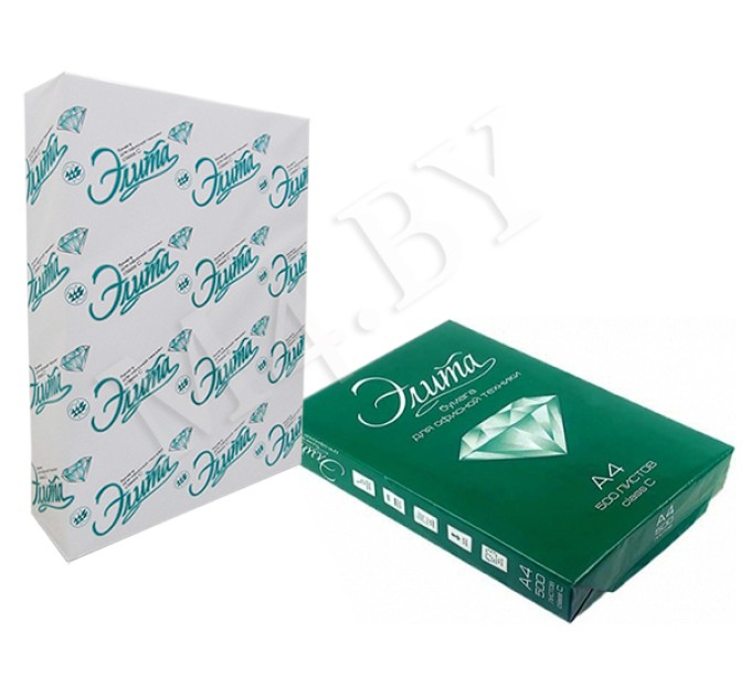 Бумага A4, 500 л., 80 г/м², класс С, «Элита»