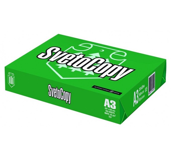 Бумага A3, 500 л., 80 г/м², «SvetoCopy»