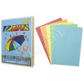 Бумага A4, 250 л., 80 г/м², цветная, «Радуга»