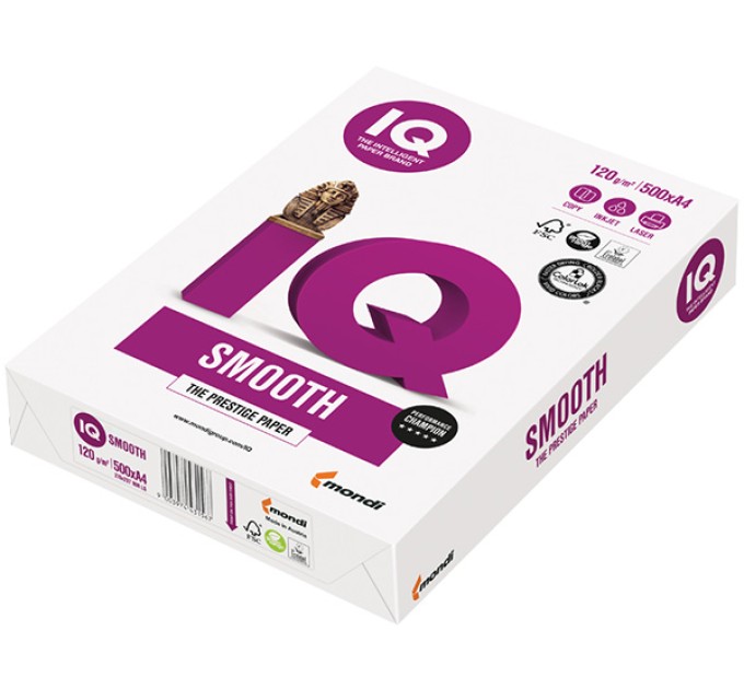 Бумага A4, 10 л., 120 г/м², IQ «Selection Smooth»