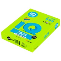 Бумага A4, 500 л., 80 г/м², зеленый неон, IQ «Color neon» NEOGN