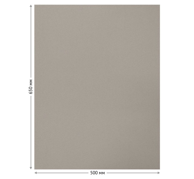 Бумага для пастели 50х65 см, 130 г/м², верже, хлопок, темно-серый 93515C