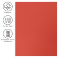 Бумага для пастели 50х65 см, 130 г/м², верже, хлопок, красный 93509C