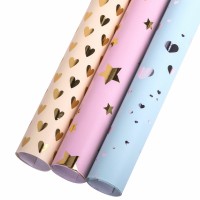 Бумага упаковочная глянц., 70x100 см, с эффектами, «Pastel Premium», 3 листа 591944