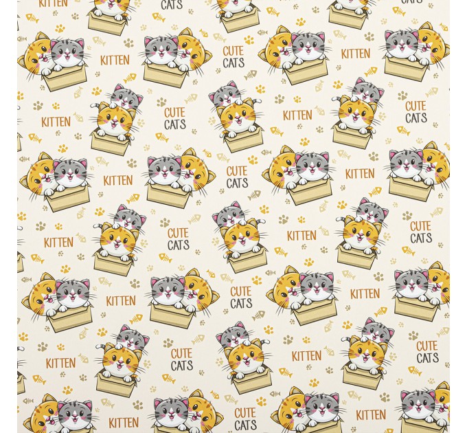 Бумага упаковочная глянц., 70х100 см, «Funny Animals», 1 лист 591917