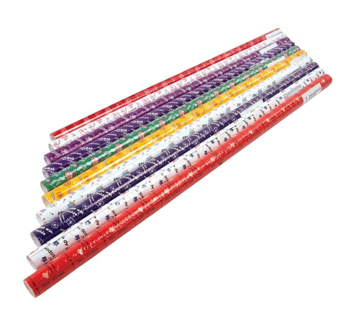 Бумага упаковочная глянц., 70х100 см, «Funny Notes», 1 лист 591919