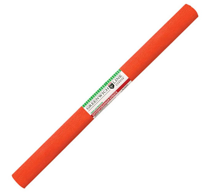 Бумага креповая 50х2.5, темно-оранжевая, GREENWICH LINE 25022CR
