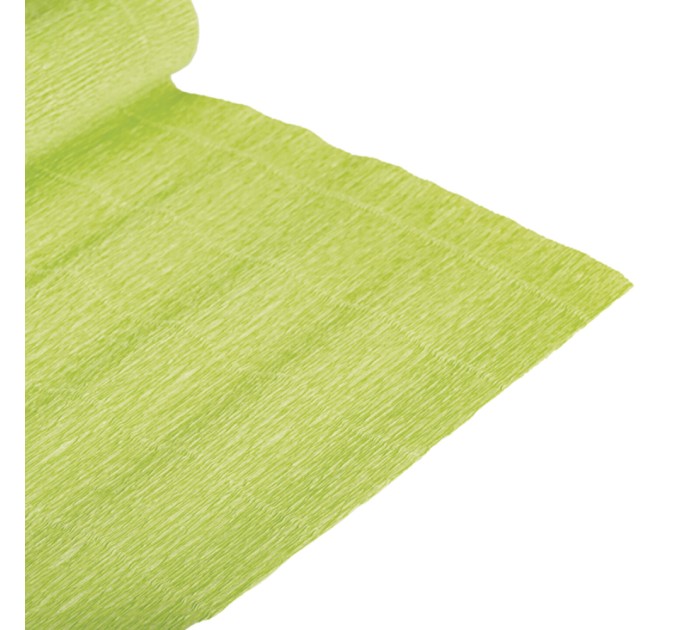 Бумага креповая 50х2.5, салатовая, высокой плотности - 140 г/м², (ИТАЛИЯ) 112567