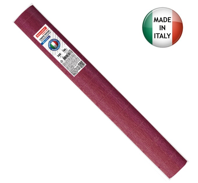 Бумага креповая 50х2.5, гранат, высокой плотности - 140 г/м², (ИТАЛИЯ) 112580