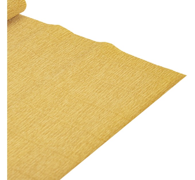 Бумага креповая 50х2.5, янтарная, высокой плотности - 140 г/м², (ИТАЛИЯ) 112571