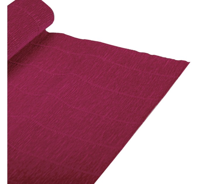 Бумага креповая 50х2.5, гранат, высокой плотности - 140 г/м², (ИТАЛИЯ) 112580
