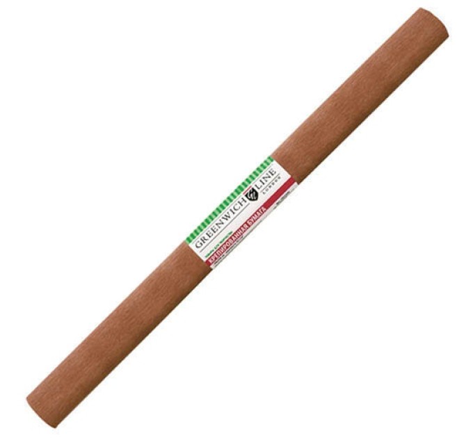 Бумага креповая 50х2.5, светло-коричневая, GREENWICH LINE 25078CR