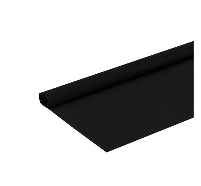 Бумага креповая 50 х 2,5 черная CR_43993