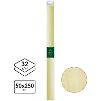 Бумага креповая 50 х 2,5 шампань СRi_34324