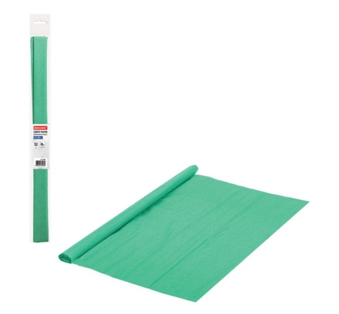 Бумага креповая 50х2.5, мятная 112528