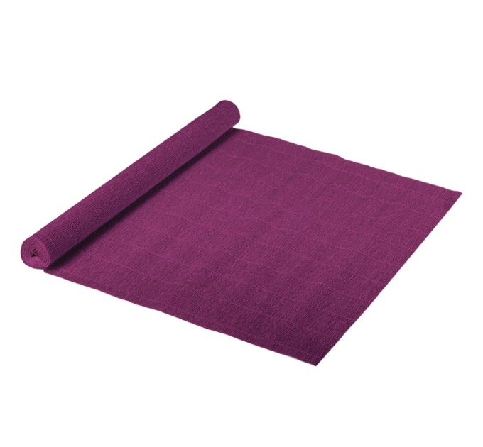 Бумага креповая 50х2.5, темно-малиновая, высокой плотности - 140 г/м², (ИТАЛИЯ) 112559