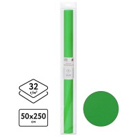 Бумага креповая 50 х 2,5 светло-зеленая CR_43983