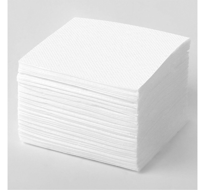 Салфетки бумажные белые, 24х24 см, 100 шт 126907