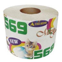 Бумага туалетная Эксклюзив 569, перфор., на втулке