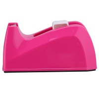 Диспенсер для клейкой ленты (скотча) настольный, розовый 814А Диспенсер для клейкой ленты (скотча) настольный, розовый 814А
