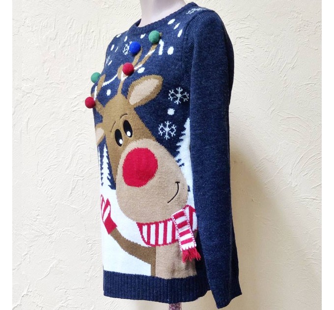 Свитер новогодний F&F