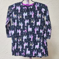 Детское новогоднее платье с ламами F&F