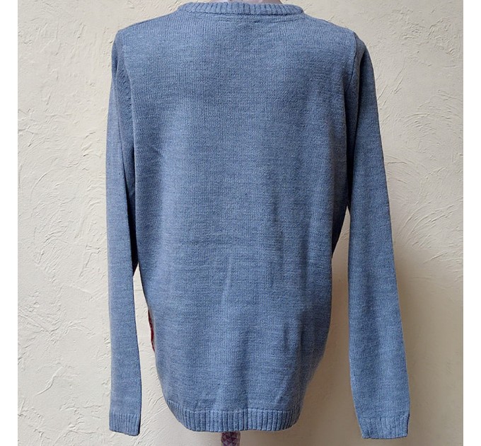 Свитер новогодний с белым медведем Esmara