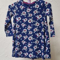 Детское новогоднее платье с оленями F&F