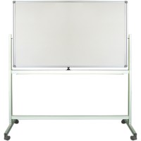 Доска 1200х2400, двусторонняя, офисная, магнитная, на колесиках DWH-8