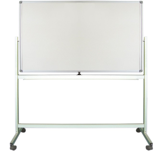 Доска 1200х2400, двусторонняя, офисная, магнитная, на колесиках DWH-8