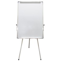 Доска 700х1000, белая, офисная, магнитная, на треноге N70100F
