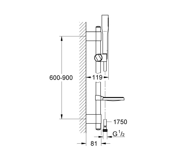 Душевой гарнитур Grohe Euphoria Cosmopolitan
