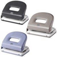 Дырокол до 25 л., с линейкой, металлический, Deli 0119