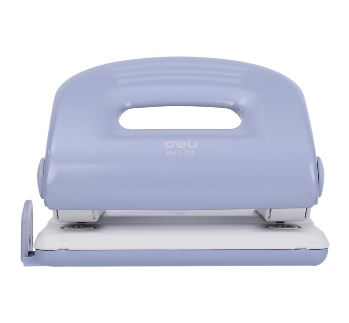 Дырокол до 25 л., с линейкой, металлический, Deli 0119