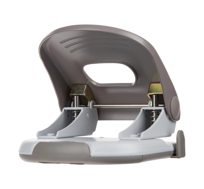 Дырокол до 40 л., с линейкой, металлический, Deli 0120