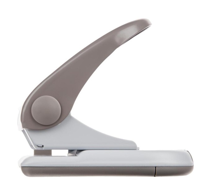 Дырокол до 40 л., с линейкой, металлический, Deli 0120