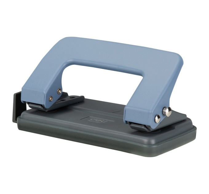 Дырокол до 12 л., с линейкой, Deli 0101