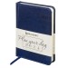 Ежедневник A6, 168 л., датированный, кожзам, синий, «Imperial», 2024 г 114787