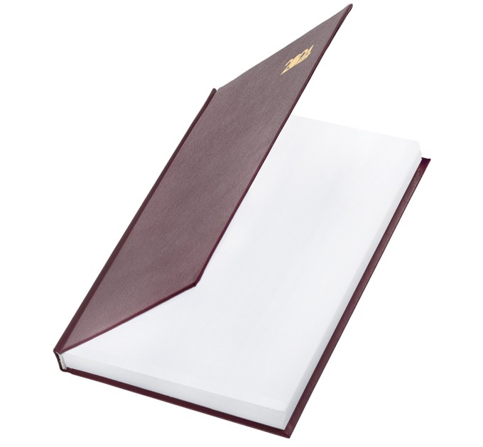 Ежедневник A5, 160 л., датированный, бумвинил, бордовый, 2024 г 115136