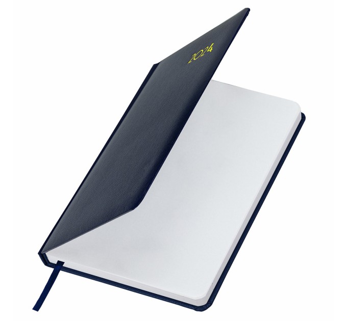 Ежедневник A5, 168 л., датированный, балакрон, темно-синий, «Select», 2024 г 114876