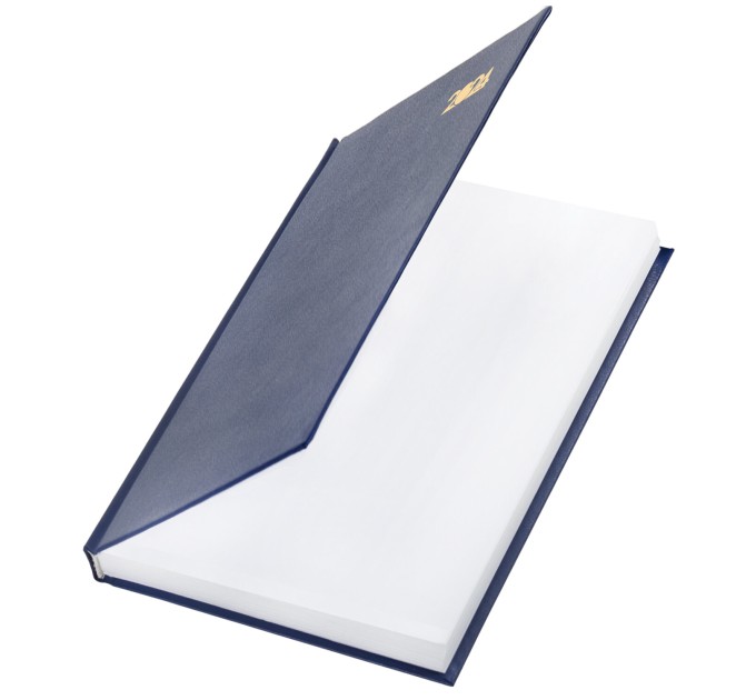 Ежедневник A5, 160 л., датированный, бумвинил, синий, 2024 г 115135