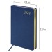 Ежедневник A5, 168 л., датированный, кожзам, золотой срез, синий, «Iguana», 2024 г 114850