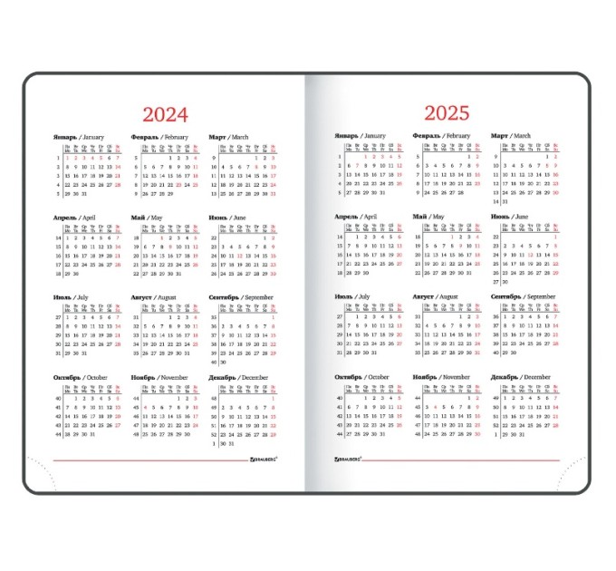 Ежедневник A5, 168 л., датированный, кожзам, синий, клапан, «Towny», 2024 г. 114828