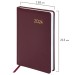 Ежедневник A5, 168 л., датированный, балакрон, бордовый, «Select» 2024 г 114879