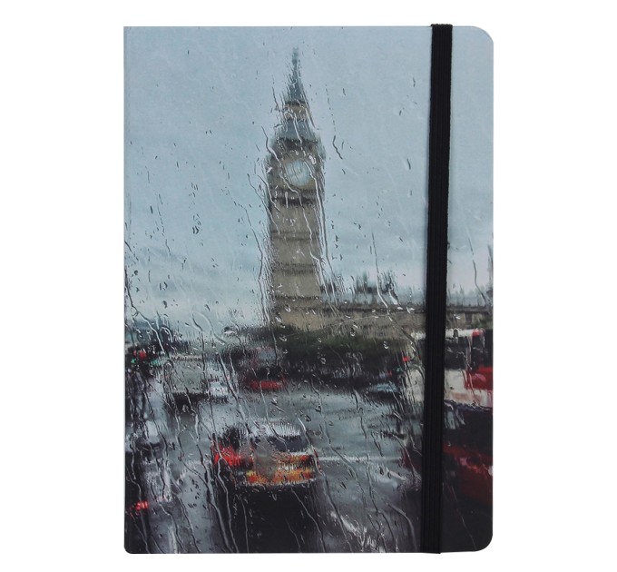 Ежедневник A5, 96 л., на резинке, «Достопримечательности» BG A5-3819-1-4