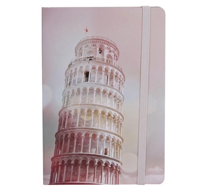 Ежедневник A5, 96 л., на резинке, «Достопримечательности» BG A5-3819-1-4