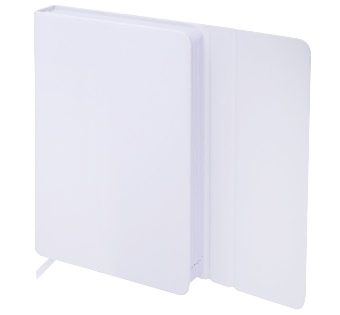 Ежедневник А5, 160 л., недатированный, кожзам, магнитный клапан, белый, «Towny» 114459