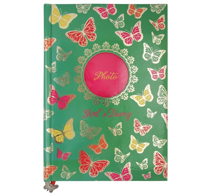 Ежедневник девочки, 80 л., 125х178, «Бабочки» 39792