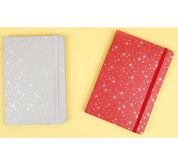 Ежедневник A5, 96 л., на резинке, «Звёздочки» BG A5-800-1-4